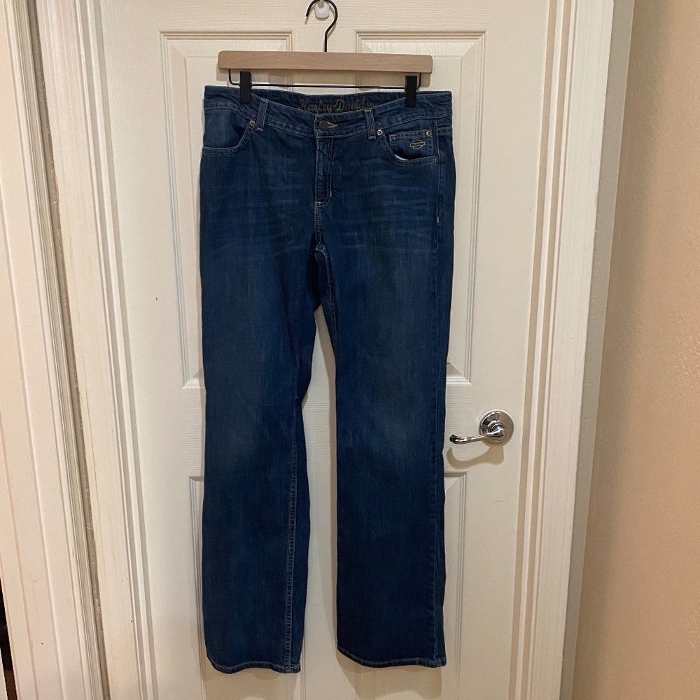 Harley Davidson Boot Cut Jeans Size‎ 10 Tall